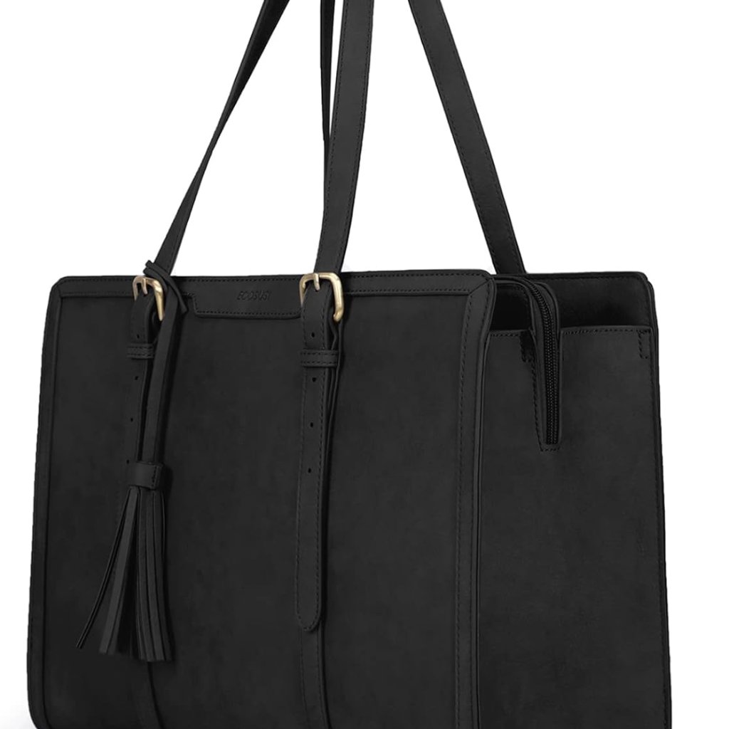 Laptop Bag For Women 15.6 Inch Work Tote Bags Pu Leather Computer Purse For Busi